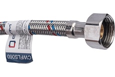 Подводка для смесителей СТМ сталь, 1/2xM10x60 см., длинный штуцер CWFLS060