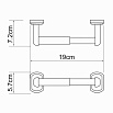 Держатель туалетной бумаги WasserKRAFT Oder K-3022