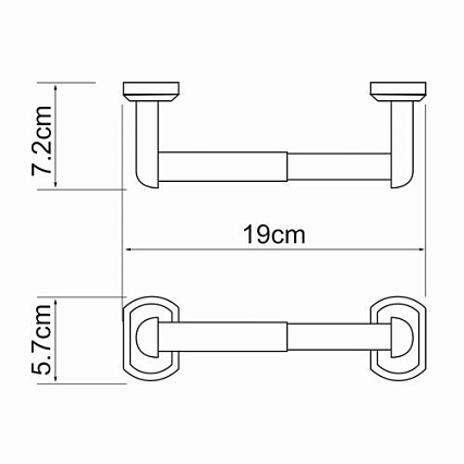 Держатель туалетной бумаги WasserKRAFT Oder K-3022