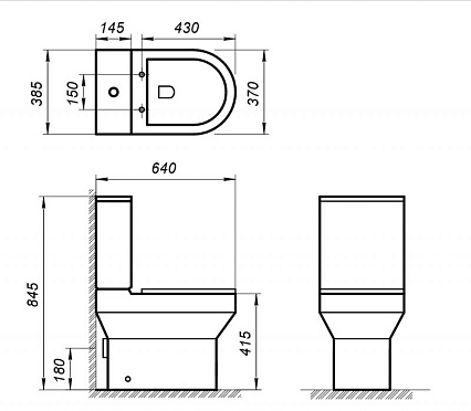 Бачок для унитаза BelBagno Norma BB339T