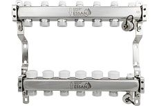 Коллекторная группа Essan GROUP803 нержавейка, 1"x3/4" EK 6 выходов, без расходомеров 180322506-77
