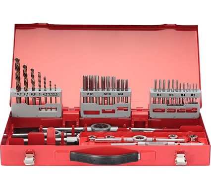 Резьбонарезной набор RUKO M3-M12 HSSE 44пр. 245030E
