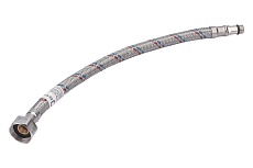 Подводка для смесителей СТМ сталь, 1/2xM10x30 см, штуцер CWFSS030