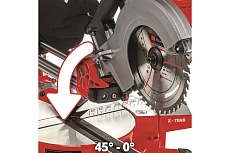 Торцовочная аккумуляторная пила с протяжкой Einhell PXC TE-SM 36/210 Li-Solo 4300880