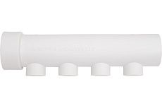 Коллектор Blue Ocean полипропиленовый 4 отвода - 50х25х4 PPRF/FCETA(W) -50х25х4