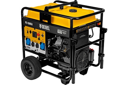 Бензиновый генератор Denzel PS-180EA 18 кВт, 230 В, 65 л, разъём ATS, электростартер 946974