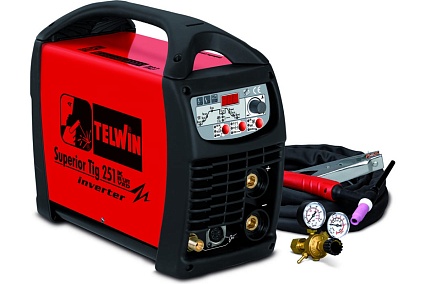 Сварочный аппарат Telwin SUPERIOR TIG 251 DC-HF/LIFT VRD 400V + TIG ACC 816116