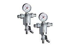 Фильтр FAR 3/4 НР-НР, с манометром, 100 мкм, t max 95 C, 25 бар FA 3944 34100 SET2