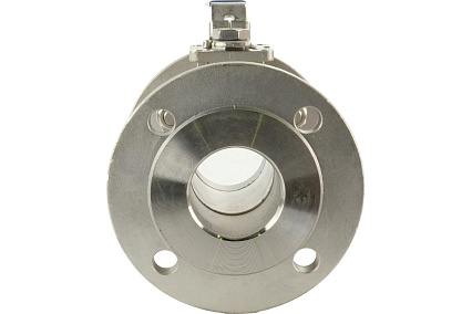 Шаровый кран DN.ru КШФП.316.200 Ду65 Ру16 с ISO-фланцем и рукояткой D160-04873