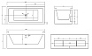 Акриловая ванна Abber AB9339-1.6 160x80