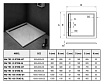 Поддон для душа WeltWasser TRS STONE-WT 90x90 белый