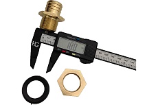 Штуцер для бочки HG 1/2&quot; ВР х 3/4&quot; НР х 25 мм 1897810