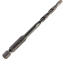 Сверло по бетону HRC45 5x90 мм, HEX RUNTEC RT-DC5