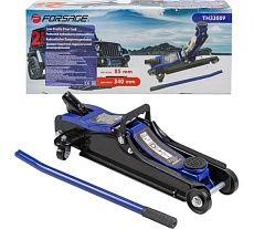 Подкатной гидравлический домкрат Forsage 2 т, низкопрофильный, h min 85мм, h max 340мм F-TH33009(51698)