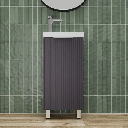 Тумба с раковиной Style Line Соло 40 см напольная