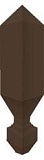 Вставка Marazzi Italy Oxford Angolare Merton Cacao 1.5х1.5 см, DCCT