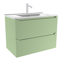 Тумба с раковиной ЗОВ Дион 80 см фисташковый