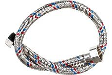 Гибкая подводка для воды Gigant с оплеткой из нержавеющей стали, 1/2"х50 см, г/г P-50-GG