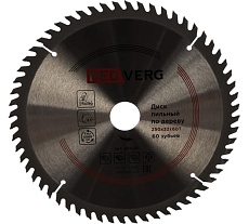 Диск пильный по дереву твердосплавный (250х32/30 мм; 60зубьев) Redverg 6621233