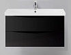 Тумба с раковиной BelBagno Marino-Cer 100 см Nero Lucido