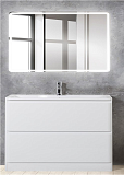 Мебель для ванной BelBagno Albano 100 см напольная, Bianco Lucido