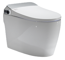 Электронный приставной унитаз Timo TE-711 с функцией биде, белый