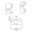 Держатель для стакана WasserKRAFT K-28126 с мыльницей