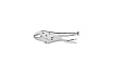 Зажимные клещи Ingco 250мм HSJP0110