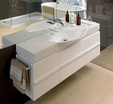 Мебель для ванной Laufen Palace New 120 см 2 ящика, белый