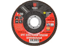 Круг шлифовальный лепестковый торцевой 125 мм, Р100 (компл. 10 шт.) HEADROCK 688-010-100