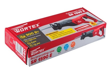 Сабельная пила Wortex SR 1590 E + 1 пильное полотно по дереву SR1590E02511