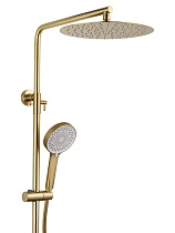 Душевая стойка Wonzon&Woghand Stick WW-88739903-BG термостат, брашированное золото