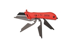 Кабельный нож Toptul VDE 1000 В, с откидной защитой SFAC5018V4