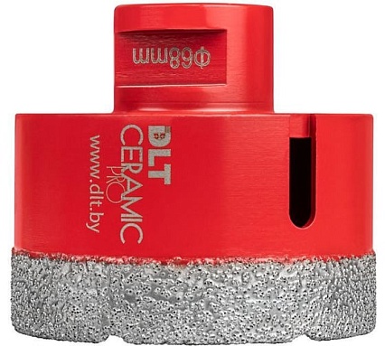 Коронка алмазная по керамограниту CERAMIC PRO, 68 мм DLT 502