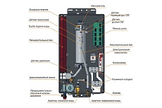 Настенный электрокотел Navien EQB-08HW 8 квт, одноконтурный НС-1205543