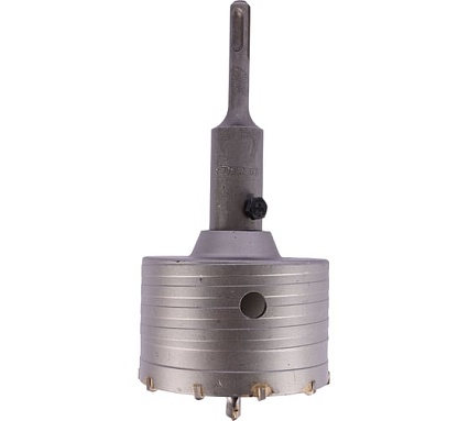 Коронка по кирпичу, камню, бетону 90 мм, М22, SDS-plus для перфоратора DERZHI 8306-013