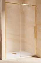 Душевая дверь Vincea Ультима (Ultima) VDS-7UL130CLG 130x200 брашированное золото, прозрачная