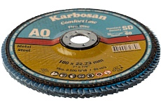 Диск лепестковый (180х22 мм; Р60) Karbosan KAR-981780