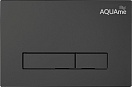 Кнопка смыва AQUAme AQM4103B черный