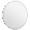 Зеркало Aquanet Оптима 60x60 см с подсветкой, антипар, часы 00304265