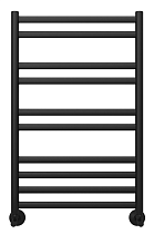 Полотенцесушитель водяной Aquatek Оберон П10 50x80 черный, AQ RO1080BL