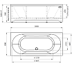 Акриловая ванна Радомир Вальс 180х80