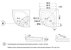 Поддон для душа Aquanet Персона 90x90 четверть круга