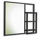 Зеркало Silver Mirrors Bruklin Light 80x80 см с полочкой
