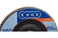 Круг лепестковый торцевой КЛТ (150х22.23 мм; P60) EDGE by PATRIOT 819010010