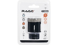 Коронка алмазная по керамике 40 мм М14 для УШМ RAGE by VIRA 559523