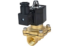 Электромагнитный клапан DN.ru двухходовой VS2W-300E-NO Ду8 Ру10 латунь, 1/4&quot; EPDM 24В DC D130-01767