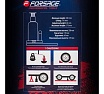 Бутылочный домкрат Forsage F-T91204(DS) 12 т, с клапаном, 217-407 мм 51454