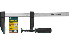 F-струбцина Kraftool DIN 5117, двухкомпонентная ручка, 80x300мм 32011-080-300