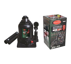 Домкрат Rockforce гидравлический бутылочный с двумя штоками и клапаном 8т высподъема 270-635мм RO RF-TF0802(15133)